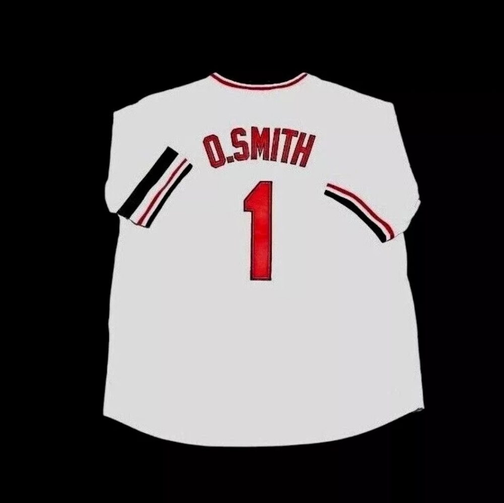 Ozzie Smith St Louis Cardinals Jersey Pullover Mens 1992 NEW Throwback SALE!🎁